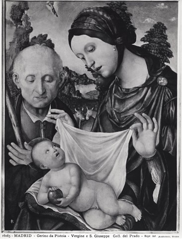 Anderson — Madrid - Gerino da Pistoia - Vergine e S. Giuseppe Gall. del Prado — insieme